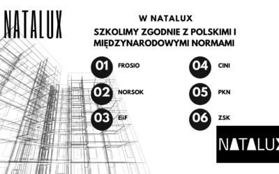 Kursy w Natalux – szkolimy zgodnie z polskimi i międzynarodowymi normami
